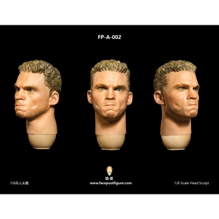 พร้อมส่ง! ฟิกเกอร์ งานแบช Facepoolfigure FP-A-002 Male Head Sculpt with Expression