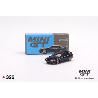 MiniGT No. 326-R Nissan Skyline GT-R (R32) Nismo S-Tune Dark Blue