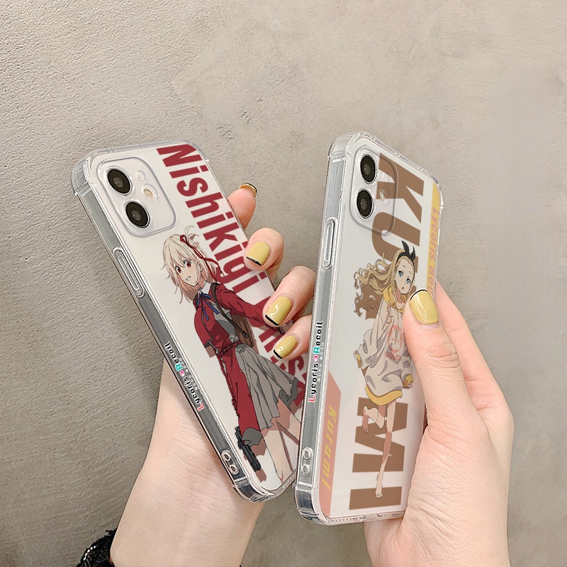 Lycoris Recoil Case Custom Inoue Takina Straight Edge Transparent ...