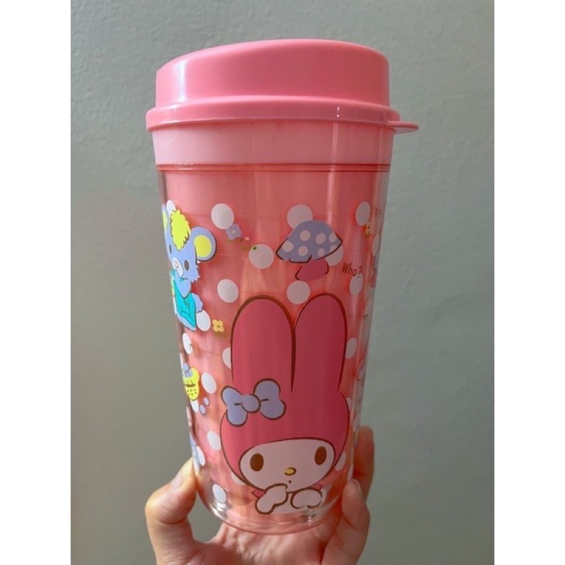 เเก้วน้ำพร้อมฝาปิด-mymelody-sanrio