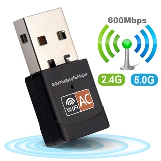 (ส่งจากไทย) ตัวรับสัญญาณ ไวไฟ USB Wifi รับได้ทั้งความถี่ AC 2.4 GHz และ 5 GHz