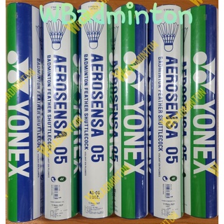 ภาพหน้าปกสินค้าลูกแบดมินตัน YONEX รุ่น Aerosensa 05 (AS05)แท้ 100% (12 ลูก/หลอด) สปีดดีเยี่ยม คุ้มค่าทนทาน ใช้ในการแข่งขัน ที่เกี่ยวข้อง