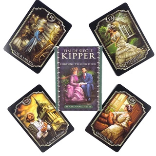 สินค้า Fin De Siecle Kipper Tarot Deck เกมการ์ดโปรเฟคสําหรับงานปาร์ตี้