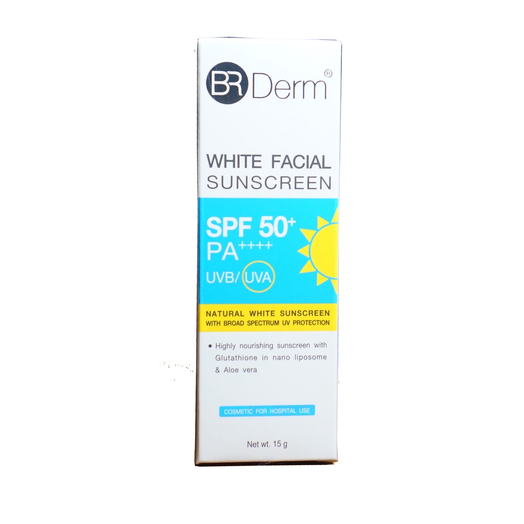 ครีมกันแดด-brderm-white-facial-sunscreen-spf50-pa-จำหน่ายโดย-chinanat-clinic