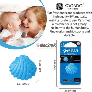 KOGADO Shell Baby Perfume Car Air Freshener น้ำหอมติดรถยนต์ แบบก้อน ทำจากน้ำมันหอมระเหยแท้ 100% ปลอดภัยกว่า หอมนานกว่า