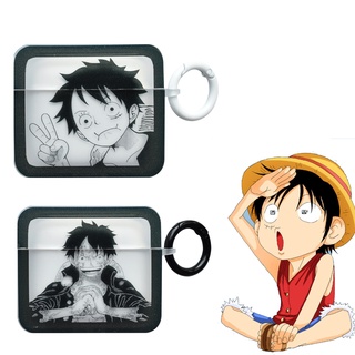 โปร่งแสง compatible AirPods 3 เคส One Piece Luffy สำหรับ compatible AirPods (3rd) 2021 ใหม่ compatible AirPods3 หูฟังเคสป้องกัน 3rd เคสเหมาะสำหรับ compatible AirPodsPro เคส compatible AirPods2gen เคส