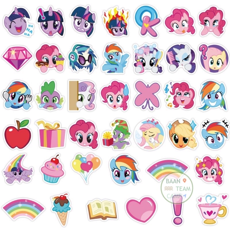 สติ๊กเกอร์-pony-149-โพนี่-40ชิ้น-น้องน่ารักมาก-my-little-pony-ม้าโพนี่-ม้า-มายลิตเติ้ลโพนี่-ม้าน้อยมหัศจรรย์-ม้าpony