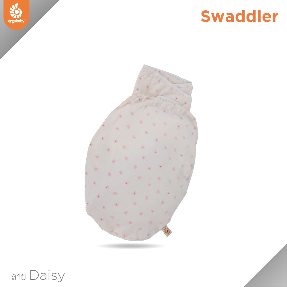 Ergobaby Swaddler Daisies ลายดอกเดซี่ ผ้าห่อตัว รหัส EGSWADSY