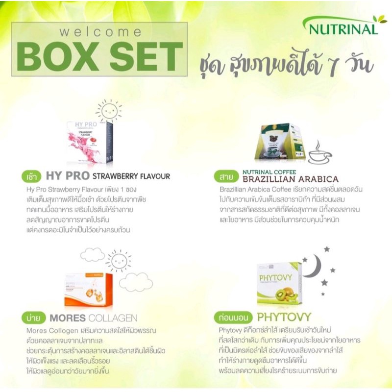 welcome-box-set-เซตสุขภาพ-เซตของขวัญปีใหม่-phytovy-โปรตีน-คลอลาเจน-กาแฟเพื่อสุขภาพ