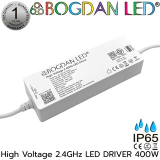 LED Driver Controller High Voltage 2.4GHz คอนโทรลสำหรับการควบคุมไฟ RGB 220V ใช้ร่วมกับรีโมท (แยกจำหน่าย)