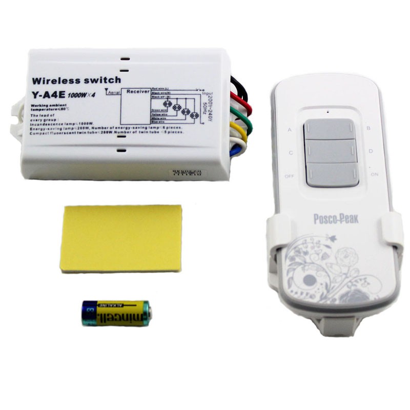 Posco Peak PYA7E,PY7E,YA4E Remote Control Switch (รีโมท ปิดเปิด