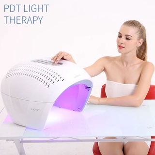 7 Color LED Light Photon Therapy PDT Beauty Machine for Salon Spa Neck Face Tighten Acne Wrinkle Remover Skin Rejuvenati