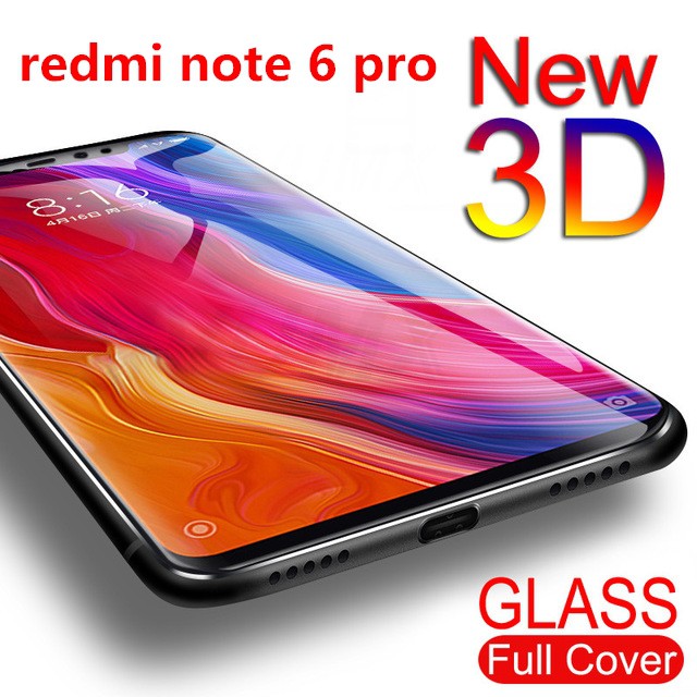 แก้วอารมณ์-xiaomi-redmi-note-6-pro-ฟิล์ม-ฟิล์มนิรภัย-tempered-glass-screen-protector-glass-film