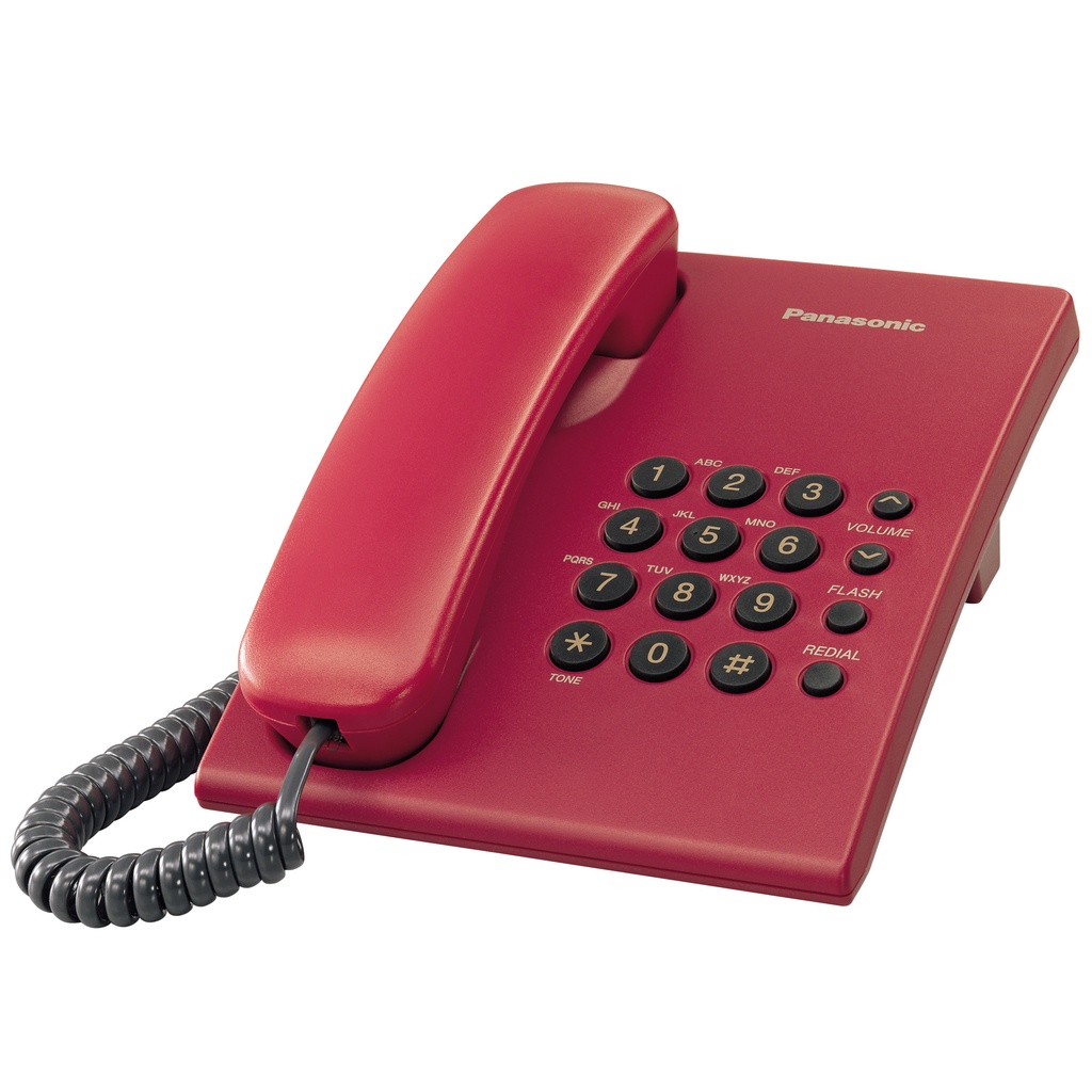 ภาพสินค้าPanasonic Single Line KX-TS500MX โทรศัพท์มีสาย โทรศัพท์สำนักงาน โทรศัพท์บ้าน จากร้าน panasonic_officialstore บน Shopee ภาพที่ 6