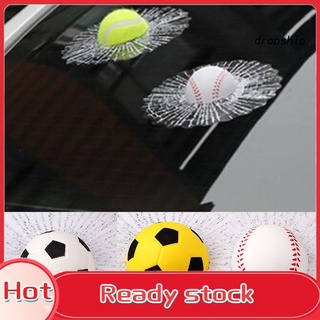[ Terlaris ] สติ๊กเกอร์ลูกเทนนิสลูกเบสบอล 3D สําหรับติดตกแต่งรถยนต์