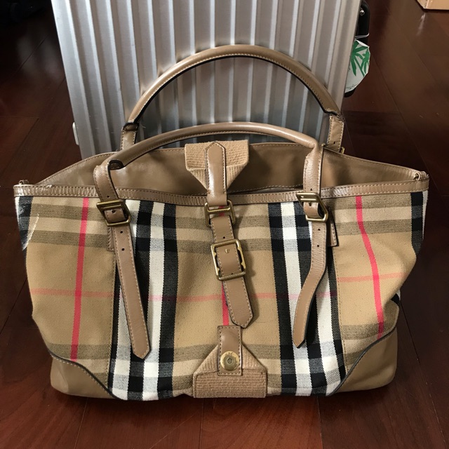 used-burberry-bag-tote-nova-check