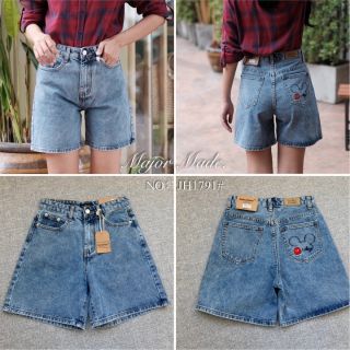 JH1891#ยีนส์ทรงAมี S-XL#ขา3ส่วน#jeans house