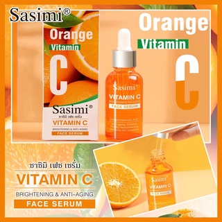 Sasimi Vitamin C ซาซิมิ เฟซ เซรั่ม วิตามินซี เซรั่มสำหรับบำรุงผิวหน้า เพิ่มความกระจ่างใสและต่อต้านวัย เครื่องสำอาง