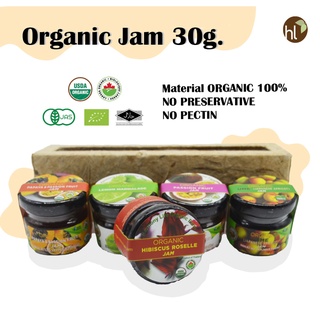 ภาพหน้าปกสินค้าแยมออร์แกนิค ขนาดเล็ก 30 กรัม Organic Jam 30g. ที่เกี่ยวข้อง
