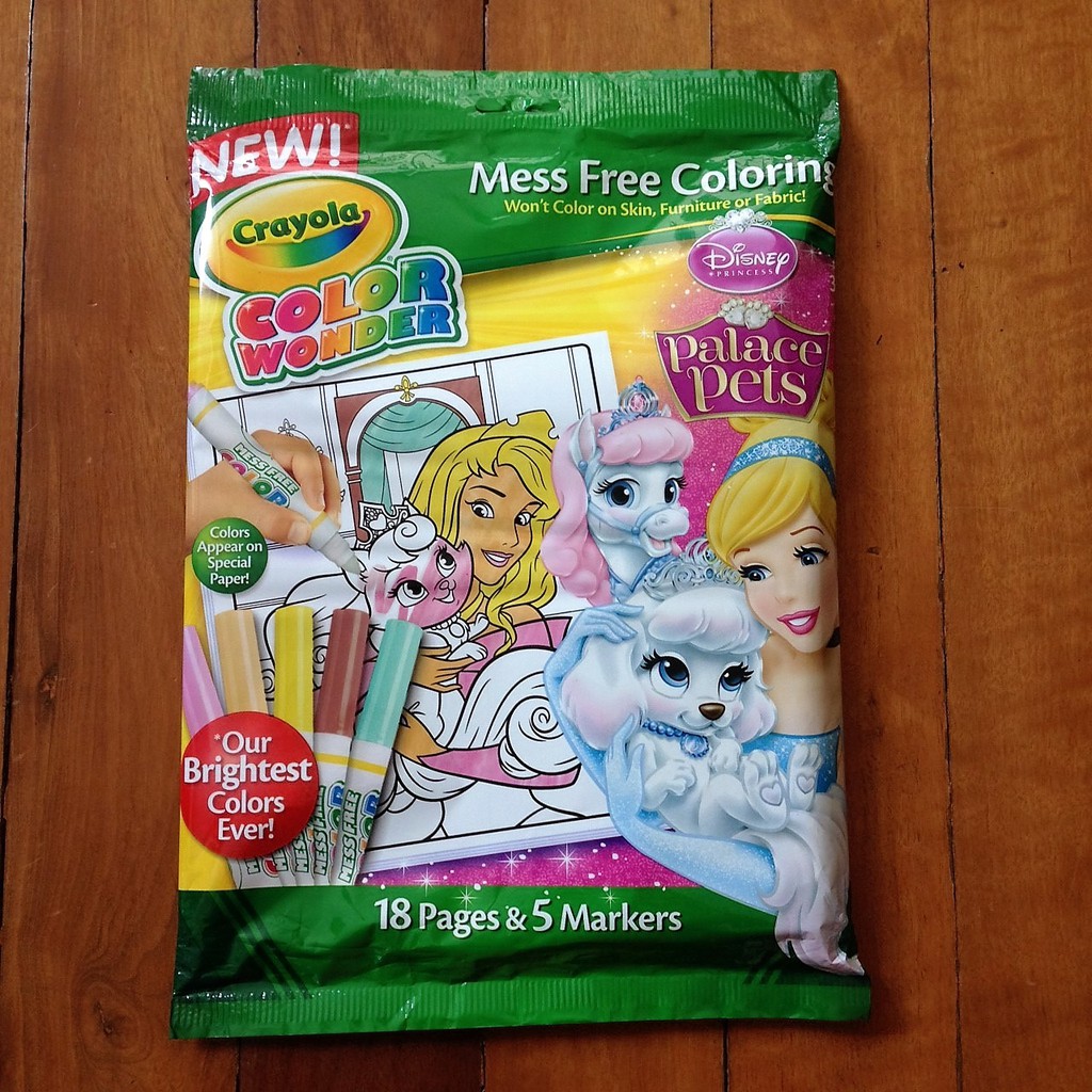 Crayola Color Wonder coloring book: Princess สมุดระบายสีพร้อมสีเมจิก ชุดคัลเลอร์วันเดอร์ ดิสนีย์ ...