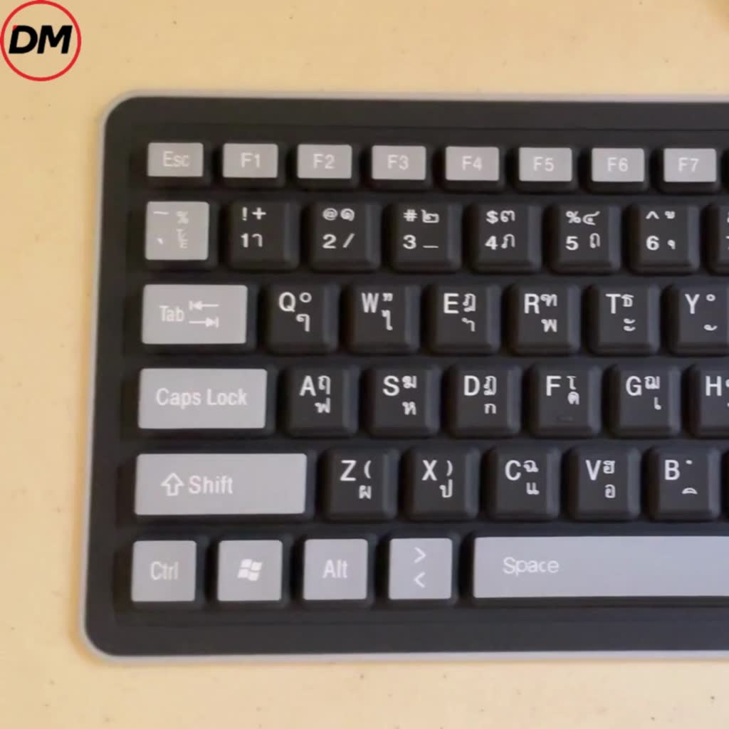 ส่งเร็ว-คีย์บอร์ดยาง-สีดำ-keyboard-flexible-silicone-black-waterproof-silent-103-keys-for-laptop-ม้วนเก็บได้-cc-103