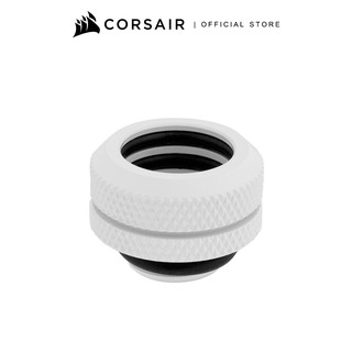 CORSAIR Cooler Hydro X Series XF Rigid 14mm OD Fitting Four Pack — White