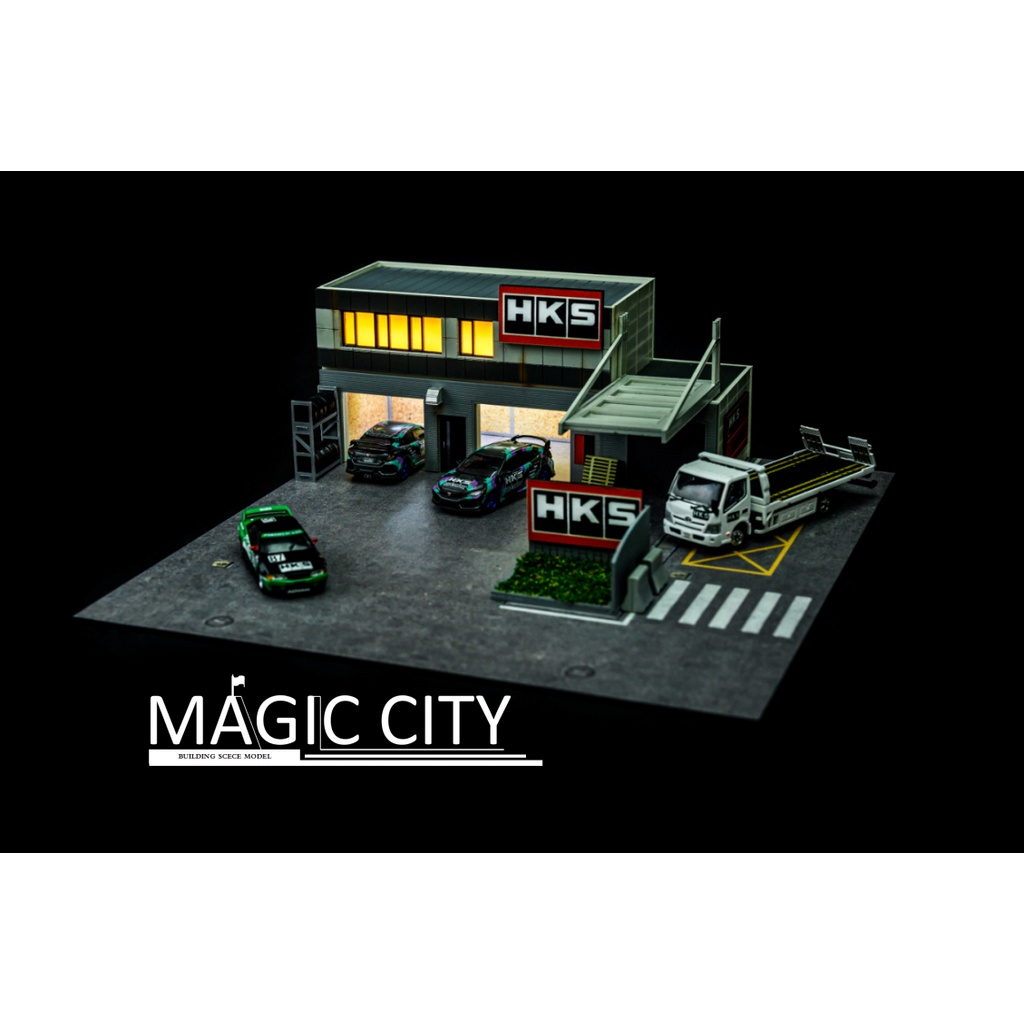 MAGIC CITY 1:64 NO:110027 + NO:110028 [DIORAMA SAPPORO HKS