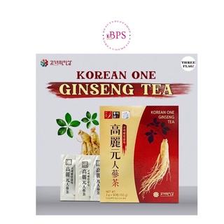 ชาโสมเกาหลีแท้ 100 % KOREAN ONE GINSENG TEA  1 กล่อง มี 100 ซอง