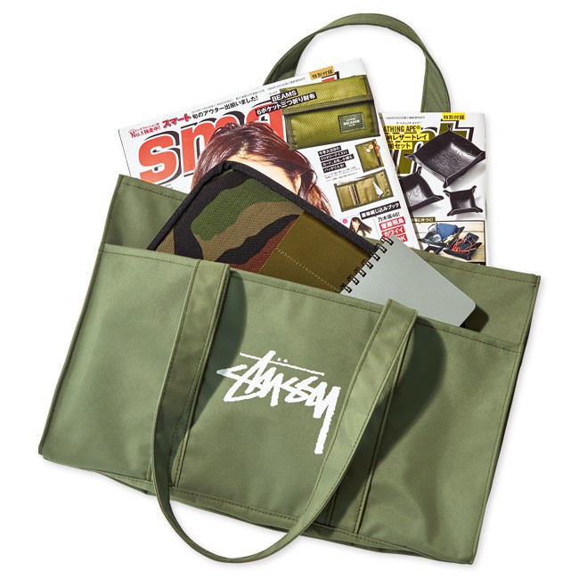 BAPE×STUSSY トートバッグ smart付録 ape stussy - トートバッグ