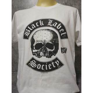 เสื้อยืดเสื้อวงนำเข้า Black Label Society Biker Metal Punk Rock Sons of Anarchy Motorhead Style Vintage T-Shirt