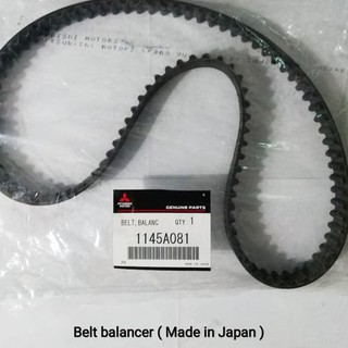 Mitsubishi สายพานบาลานซ์ BELT BALANCER TIMING รถมิตซู ไทรทัน ปาเจโร่ ปี 2005-2014 1145A081 แท้ สายพาน Triton 2.5 4D56