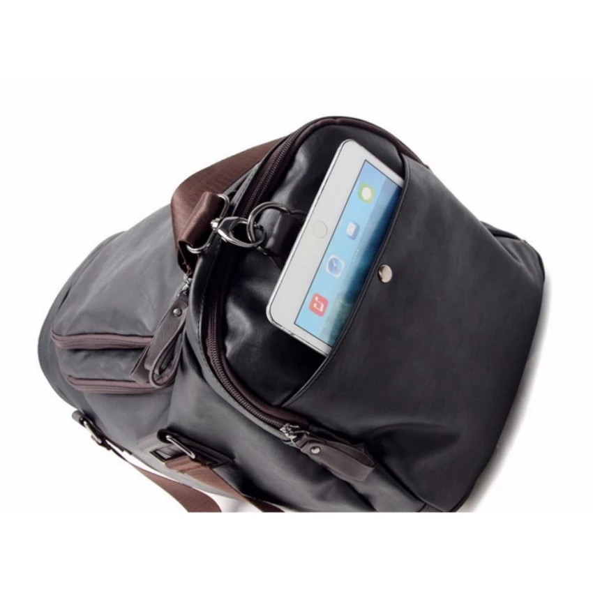 กระเป๋าสะพายไหล่ผู้ชายtravel-bag-sports-bag-amp-gym-bag-รุ่น-2072-black