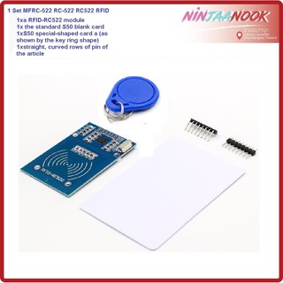 1 Set MFRC-522 RC-522 RC522 RFID Wireless IC Module S50 Fudan SPI Writer Reader Card Key Chain Sensor Kits aeduino