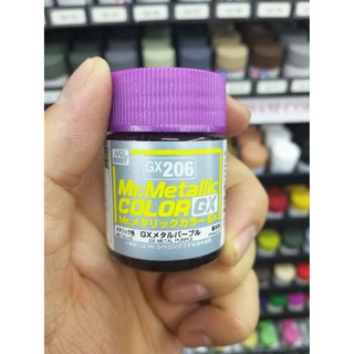 สีเมทัลลิก MR.METALLIC COLOR GX206 METAL PURPLE 18ml