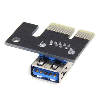 ภาพขนาดย่อของภาพหน้าปกสินค้าอะแดปเตอร์ USB 3.0 Graphics Card Riser Card PCI-E 1 X to 16 x Mining Extension Adapter จากร้าน luckichance.th บน Shopee