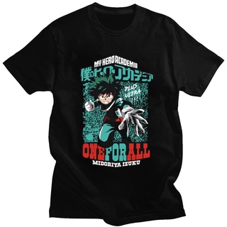 เสื้อยืดสีขาวเสื้อยืด แบบนิ่ม ระบายอากาศได้ดี ลาย My Hero Academia S Manga เข้ากับทุกการแต่งกาย สไตล์ยุโรปS-4XL