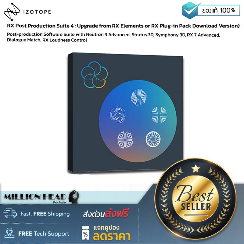 iZotope : RX Post Production Suite 4 : Upgrade from RX Elements or RX ...