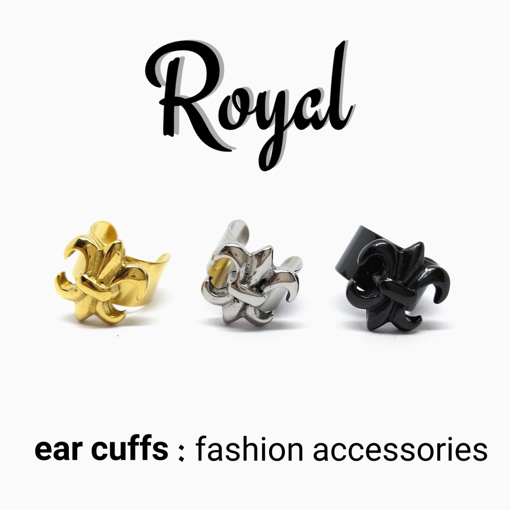 k-style-royal-ear-cuff-แบบหนีบใบหู