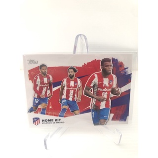 2021-22 Topps Atletico de Madrid Team Set Soccer Cards Home &amp; Away Kit