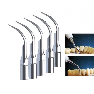 5 ชิ้น / กล่องทันตกรรม P1 อัลตราโซนิก Scaler เคล็ดลับการขูดหินปูน Handpiece fit EMS Woodpecker