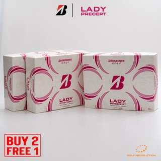 สินค้า [Buy2, Free1] Bridgestone Lady Precept Pink Golf Ball , Price: 940 THB/dz