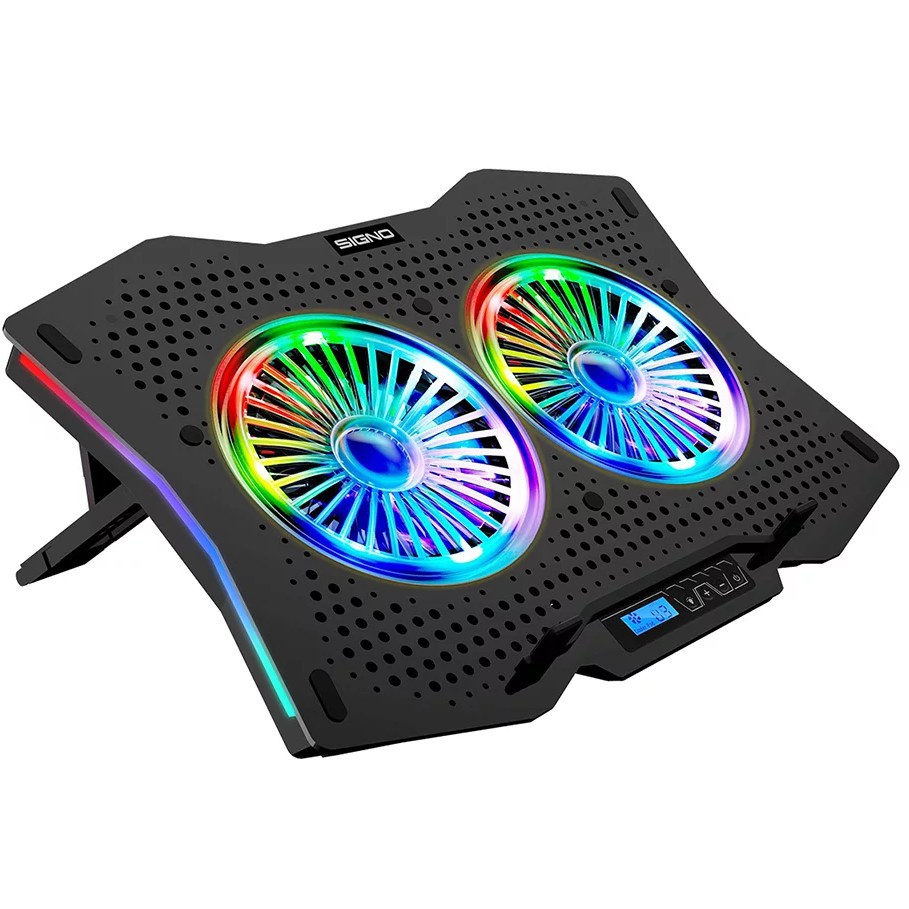 Signo E-sport CP-510 Spectro RGB Gaming Coolingpad พัดลมสำหรับโน๊ตบุ๊ค ...
