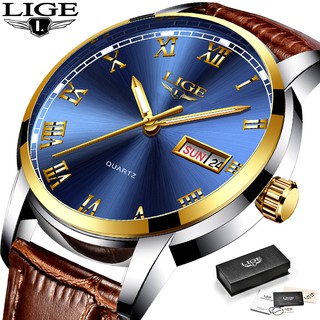ภาพหน้าปกสินค้าLIGE9846 นาฬิกาแฟชั่น นาฬิกาผู้ชาย ควอทซ์อะนาล็อก + กล่อง ที่เกี่ยวข้อง