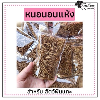 สินค้า หนอนอบแห้ง สำหรับสัตว์เลี้ยง เช่น นก และสัตว์ฟันแทะ ขนาดบรรจุ 20 กรัม