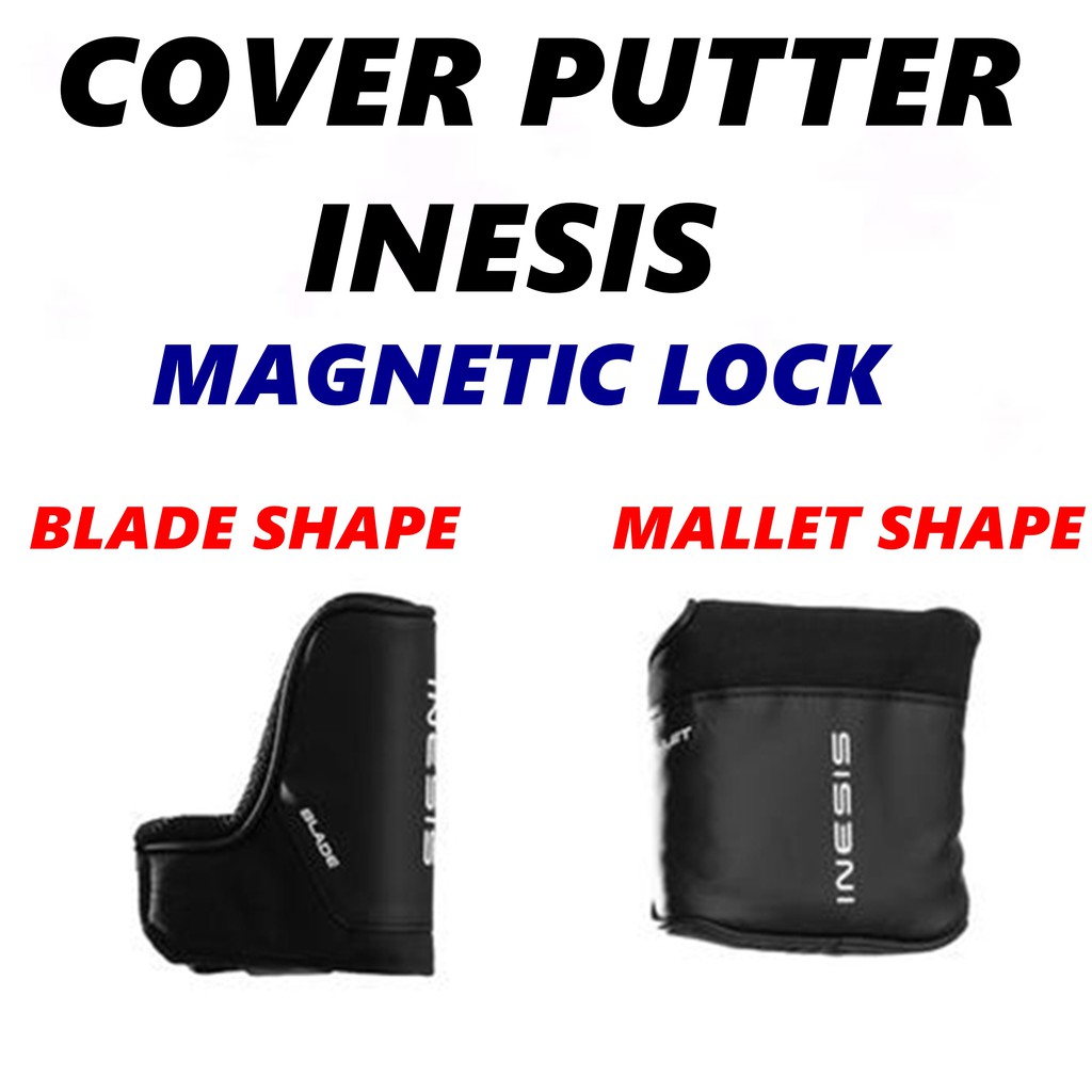 cover-ไม้กอล์ฟ-cover-putter-ปลอกหุ้มหัวไม้-ครอบหัวไม้-หัวมอลเล็ต-หัวเบลด-พัตเตอร์-cover-head-golf-mallet-blade-inesis