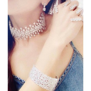 ((เพชร Premium CZ สวยเว่อร์)) Diamond Bangle กำไลเพชร งานสวยมากกกกกกกมากกกที่สุดค่ะ เพชรรอบวง งานอลัง งานเริ่ดหรู