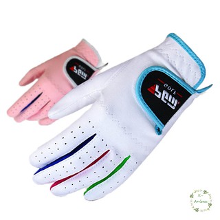 ภาพหน้าปกสินค้า【PGM】ถุงมือไมโครไฟเบอร์ แบบนิ่ม ระบายอากาศได้ดี ป้องกันการลื่นไถล เหมาะกับใส่เล่นกีฬากอล์ฟ สําหรับเด็ก 1 คู่ ที่เกี่ยวข้อง