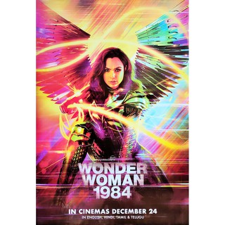 โปสเตอร์ หนัง วันเดอร์ วูแมน 1984 Wonder Woman 1984 (2020) POSTER 24”x35” Inch Superhero DC Gal Gadot Chris Pine V2