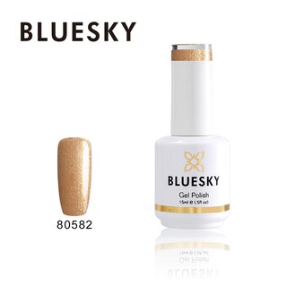 สีเจล Bluesky gel polish 80582 สีทอง