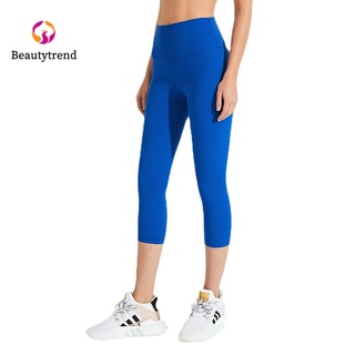 【Beautytrend】  กางเกงโยคะ กางเกงเอวสูง กางเกงครอปออกกําลังกาย
